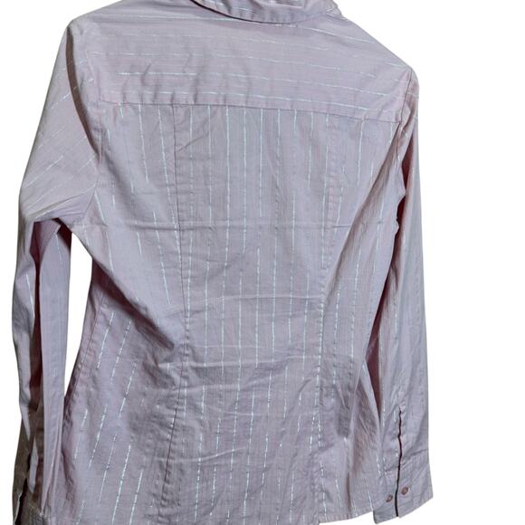 The Limited Pink Button Down Shirt with sparkle size M - Picture 5 of 10